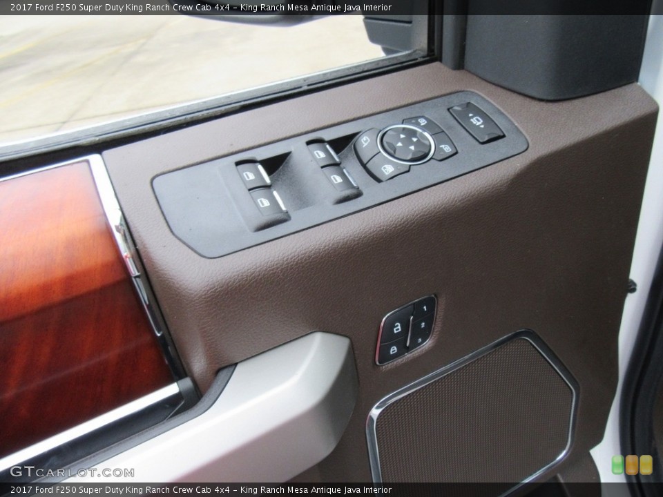 King Ranch Mesa Antique Java Interior Controls for the 2017 Ford F250 Super Duty King Ranch Crew Cab 4x4 #117548858
