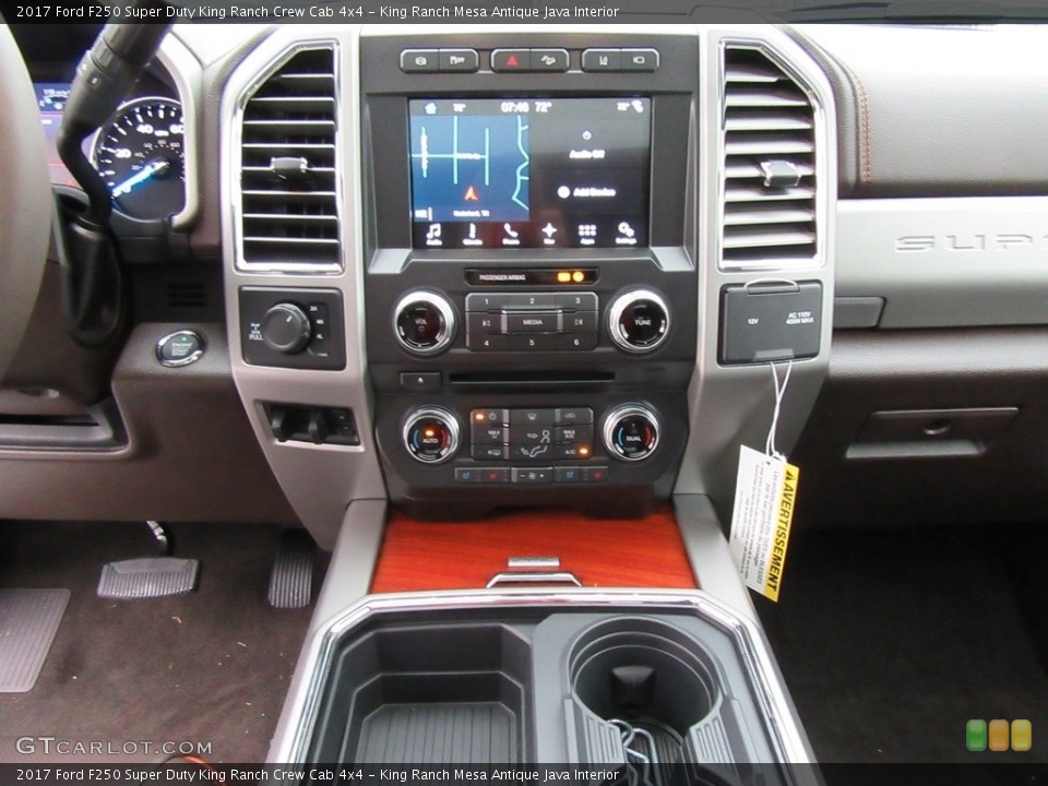 King Ranch Mesa Antique Java Interior Controls for the 2017 Ford F250 Super Duty King Ranch Crew Cab 4x4 #117548897