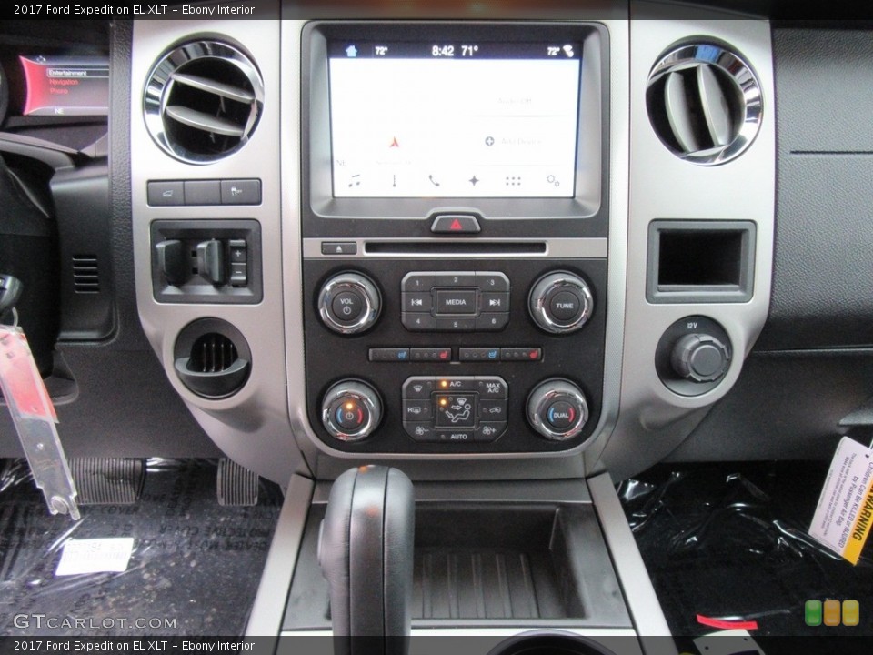 Ebony Interior Controls for the 2017 Ford Expedition EL XLT #117549191