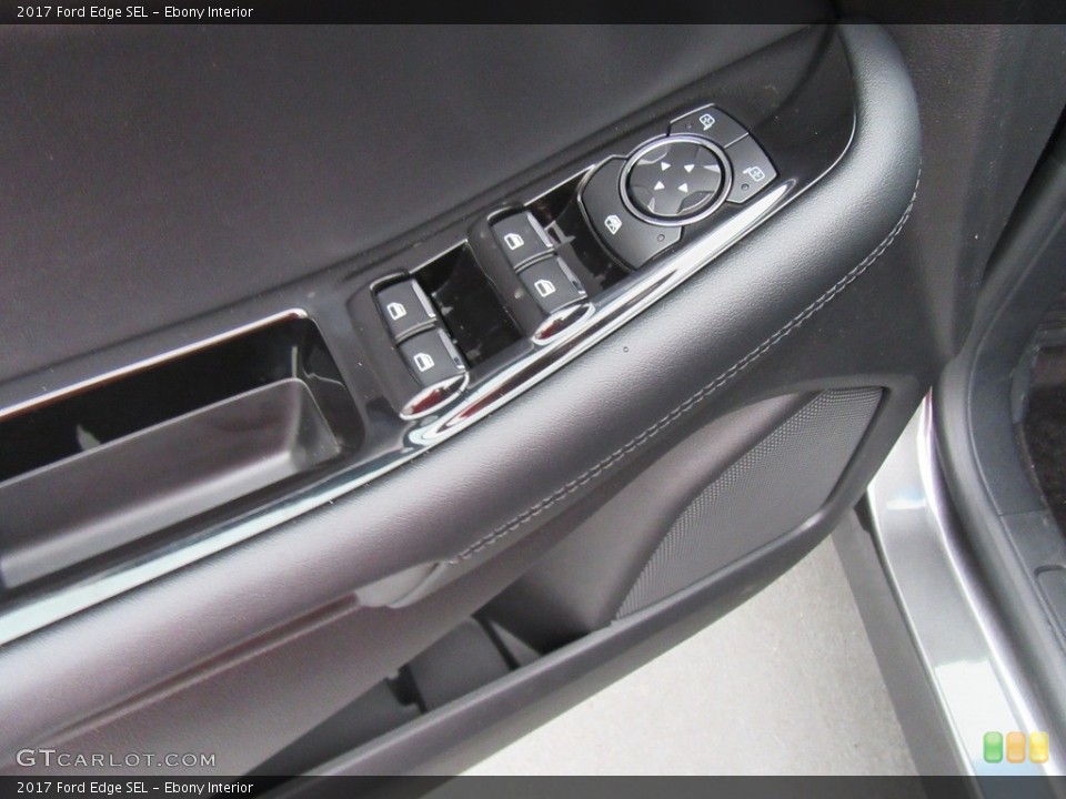 Ebony Interior Controls for the 2017 Ford Edge SEL #117549710