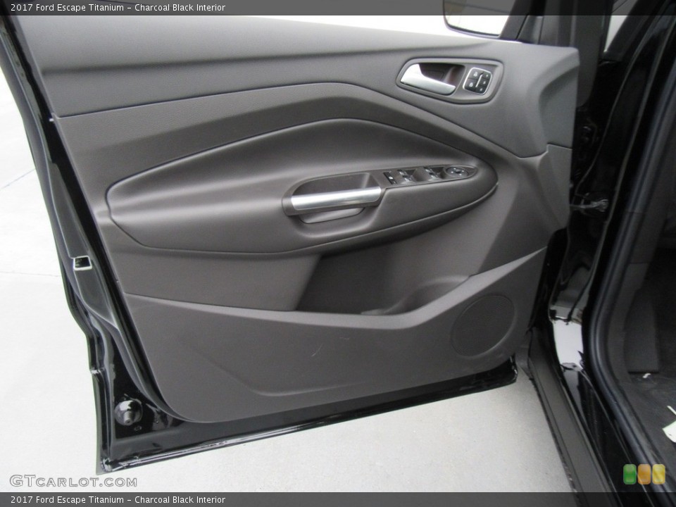 Charcoal Black Interior Door Panel for the 2017 Ford Escape Titanium #117565226