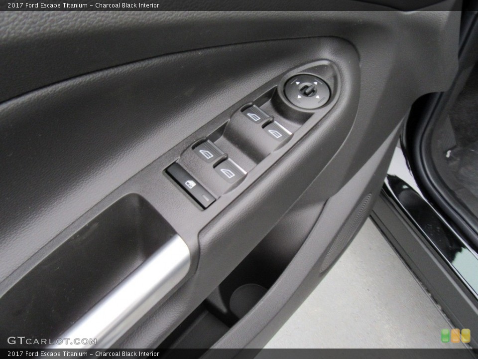 Charcoal Black Interior Controls for the 2017 Ford Escape Titanium #117565247