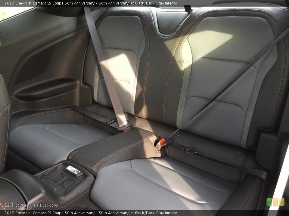 50th Anniversary Jet Black/Dark Gray Interior Rear Seat for the 2017 Chevrolet Camaro SS Coupe 50th Anniversary #117568349