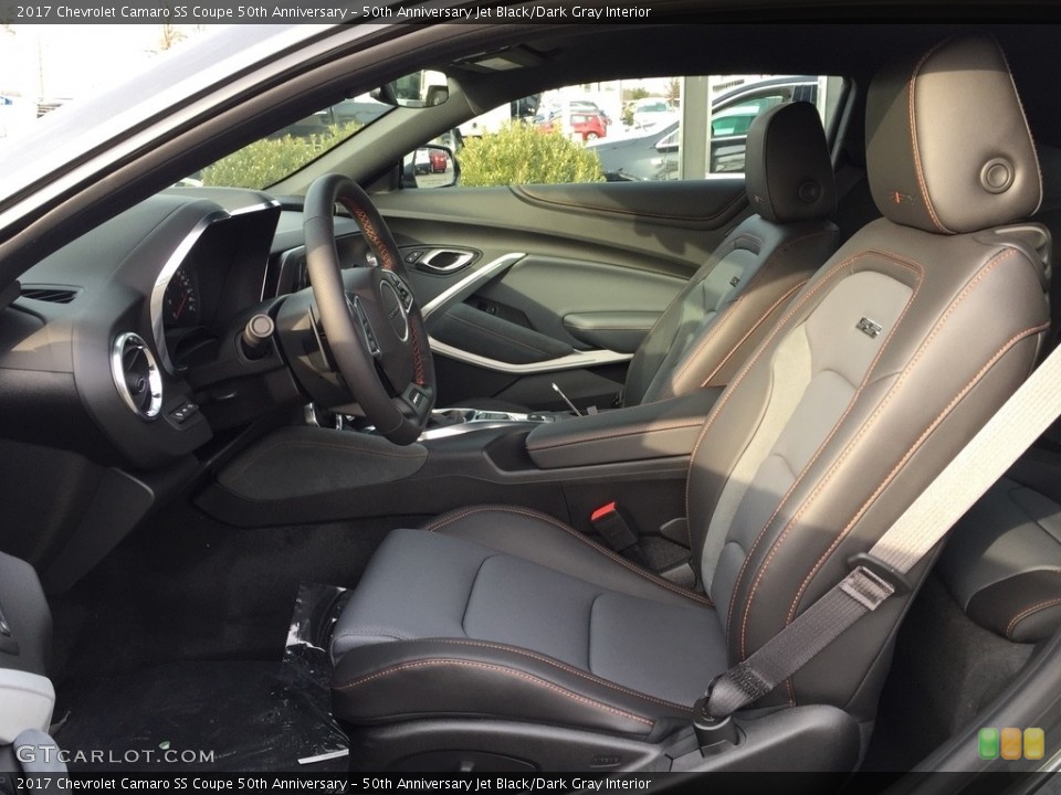 50th Anniversary Jet Black/Dark Gray Interior Front Seat for the 2017 Chevrolet Camaro SS Coupe 50th Anniversary #117568421