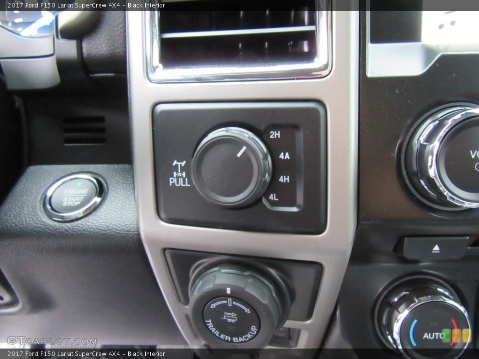 Black Interior Controls for the 2017 Ford F150 Lariat SuperCrew 4X4 #117568760
