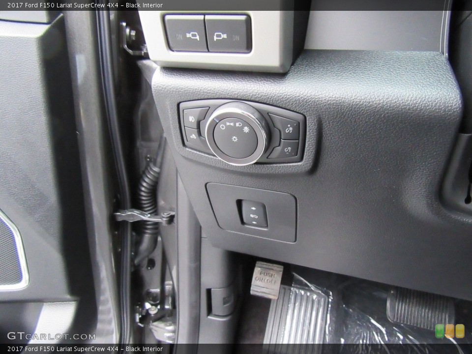Black Interior Controls for the 2017 Ford F150 Lariat SuperCrew 4X4 #117568892