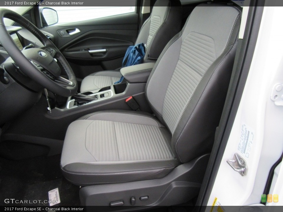 Charcoal Black Interior Front Seat for the 2017 Ford Escape SE #117585426