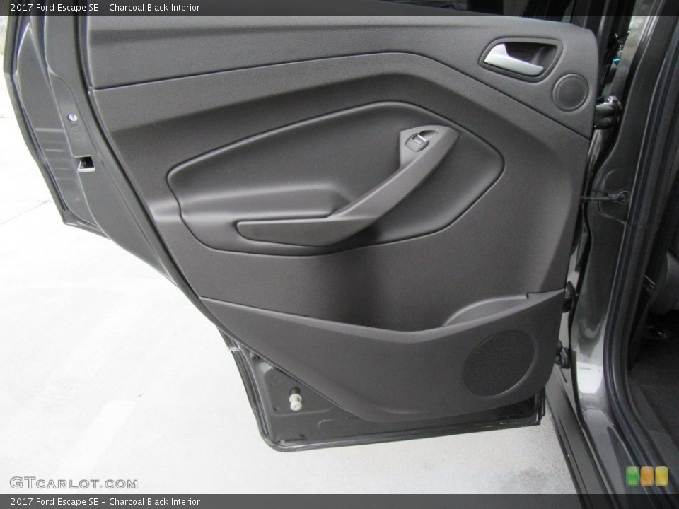 Charcoal Black Interior Door Panel for the 2017 Ford Escape SE #117586179