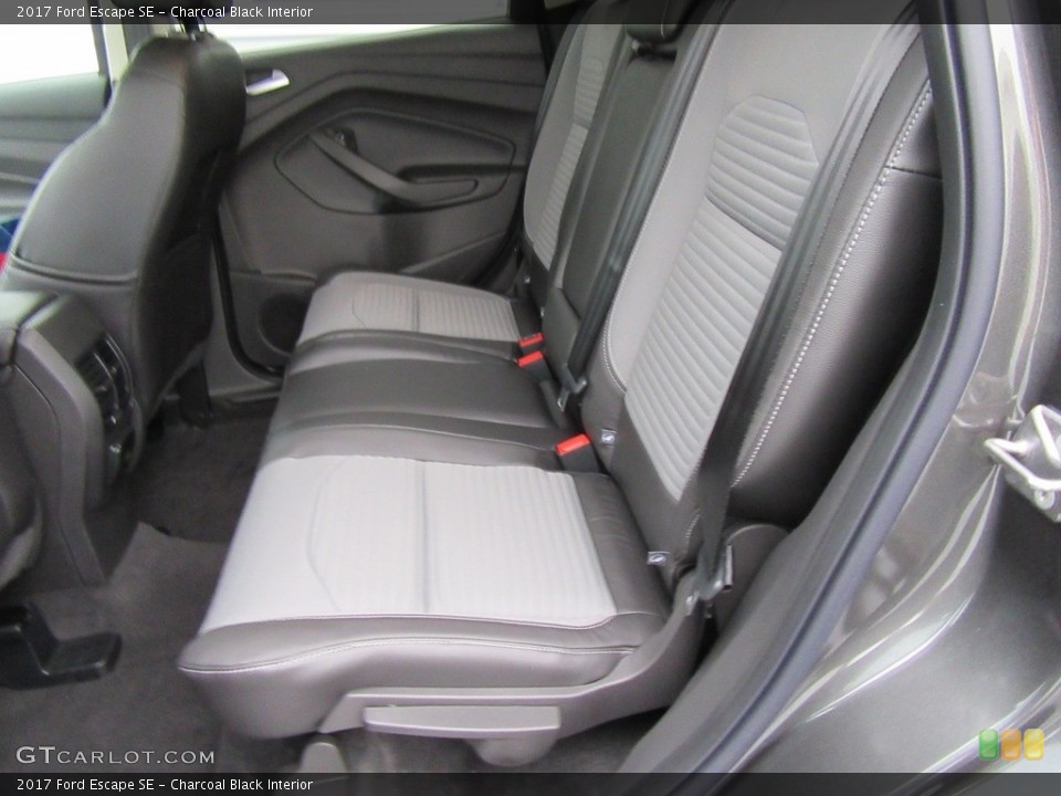 Charcoal Black Interior Rear Seat for the 2017 Ford Escape SE #117586209