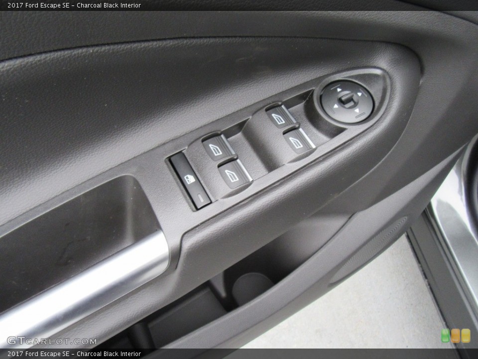 Charcoal Black Interior Controls for the 2017 Ford Escape SE #117586260