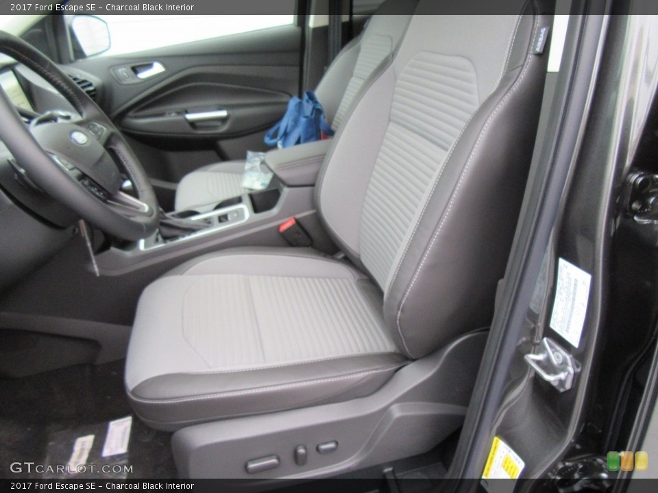 Charcoal Black Interior Front Seat for the 2017 Ford Escape SE #117586284