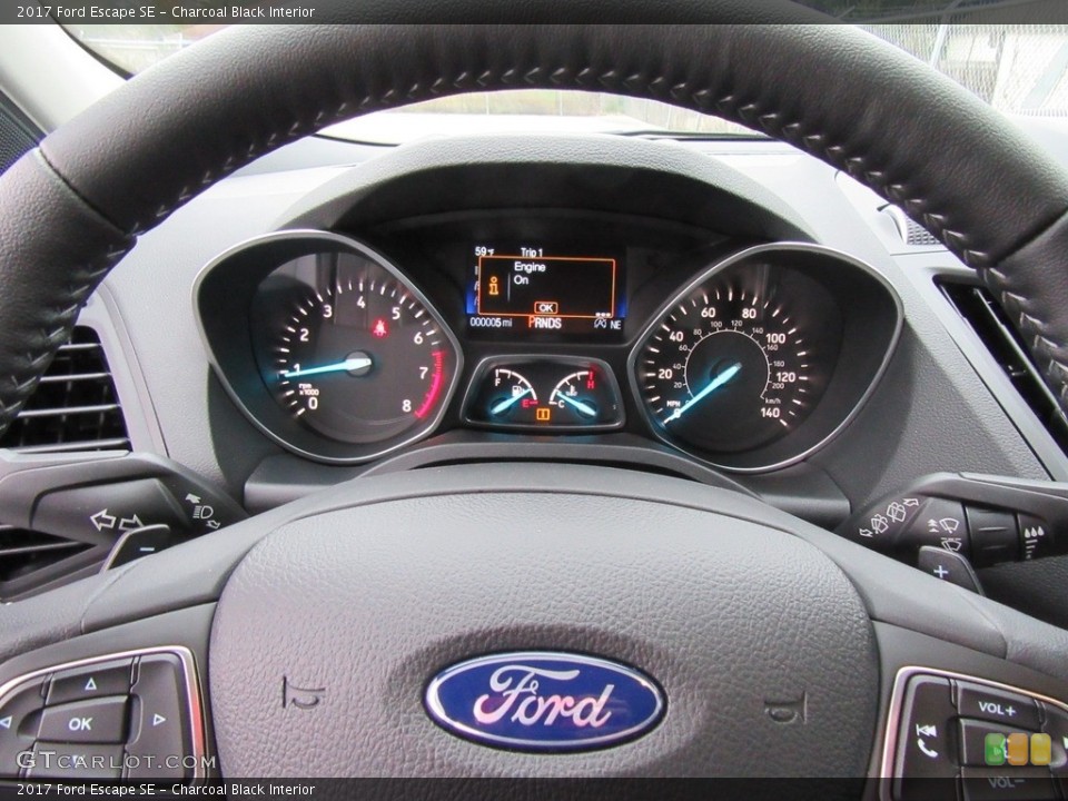 Charcoal Black Interior Gauges for the 2017 Ford Escape SE #117586527