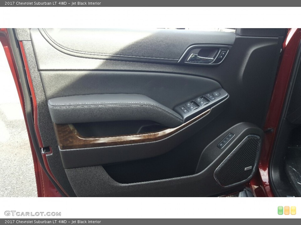 Jet Black Interior Door Panel for the 2017 Chevrolet Suburban LT 4WD #117593525