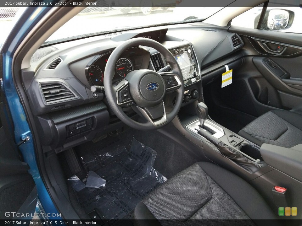 Black Interior Photo for the 2017 Subaru Impreza 2.0i 5-Door #117600774