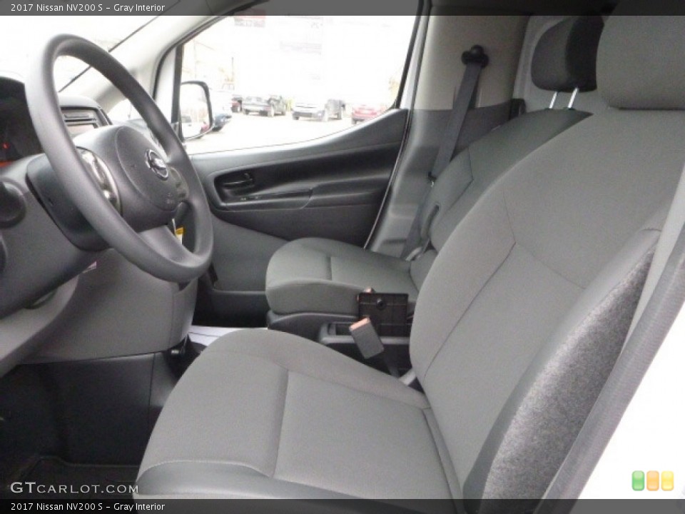 Gray Interior Front Seat for the 2017 Nissan NV200 S #117603756