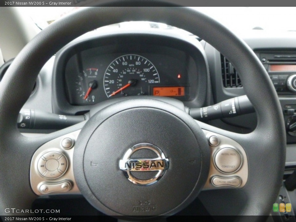 Gray Interior Steering Wheel for the 2017 Nissan NV200 S #117603837