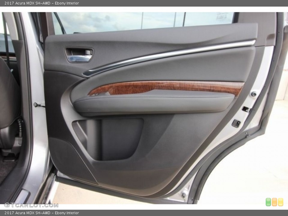 Ebony Interior Door Panel for the 2017 Acura MDX SH-AWD #117604011