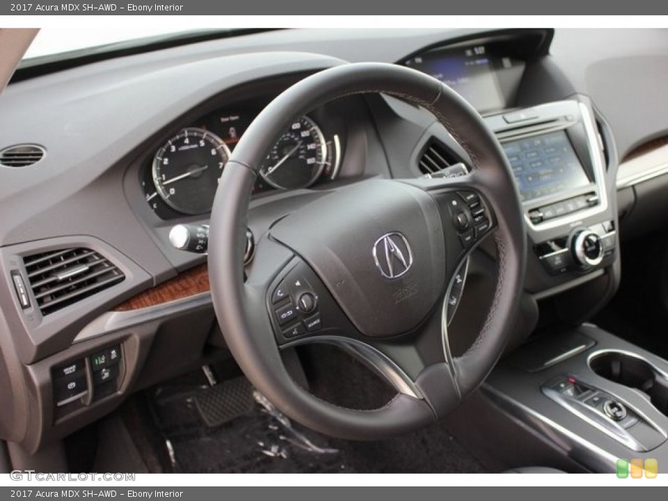 Ebony Interior Steering Wheel for the 2017 Acura MDX SH-AWD #117604528