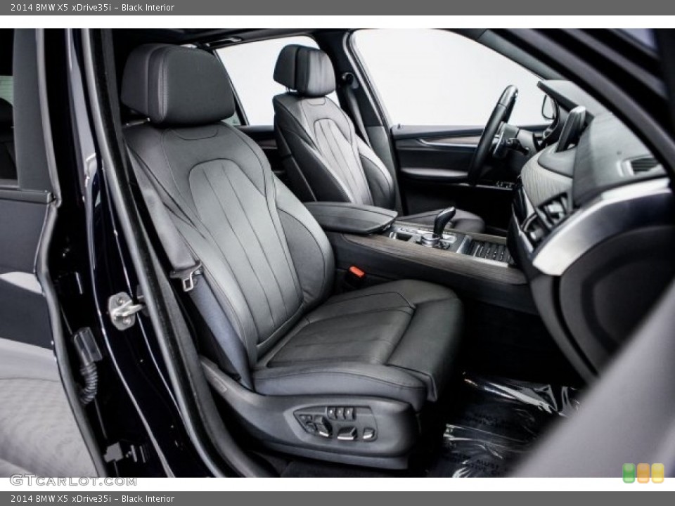 Black Interior Front Seat for the 2014 BMW X5 xDrive35i #117607542
