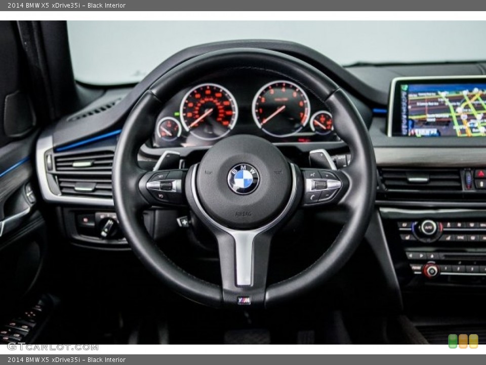 Black Interior Steering Wheel for the 2014 BMW X5 xDrive35i #117607560