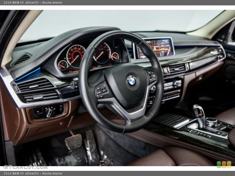 Mocha Interior Dashboard for the 2014 BMW X5 xDrive35i #117608238