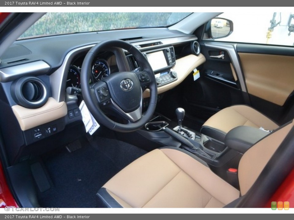 Black Interior Photo for the 2017 Toyota RAV4 Limited AWD #117614307
