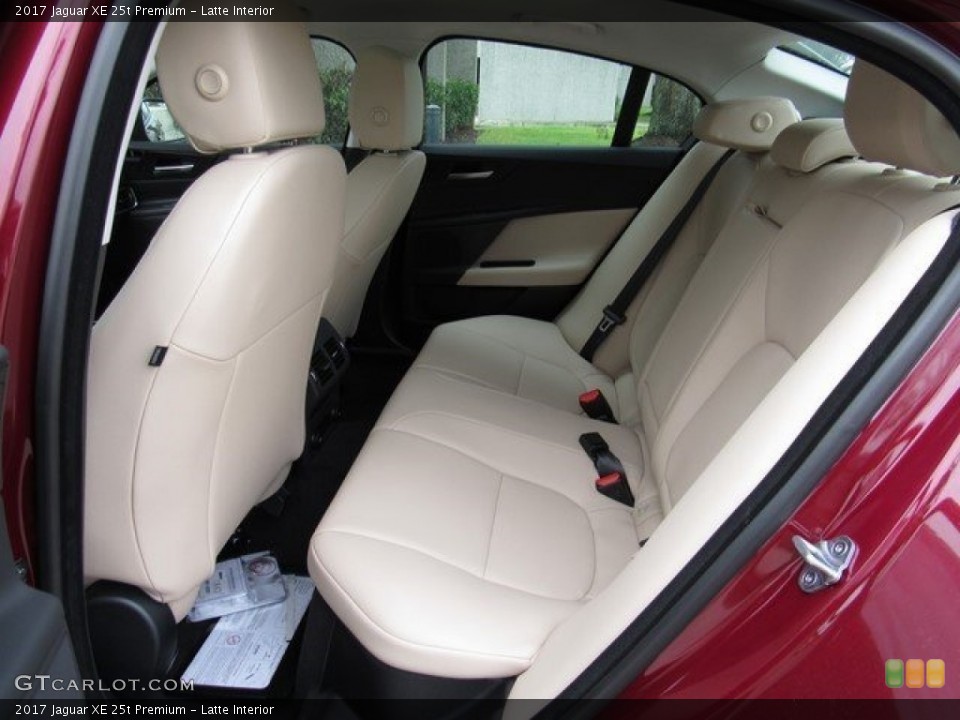 Latte Interior Rear Seat for the 2017 Jaguar XE 25t Premium #117614907