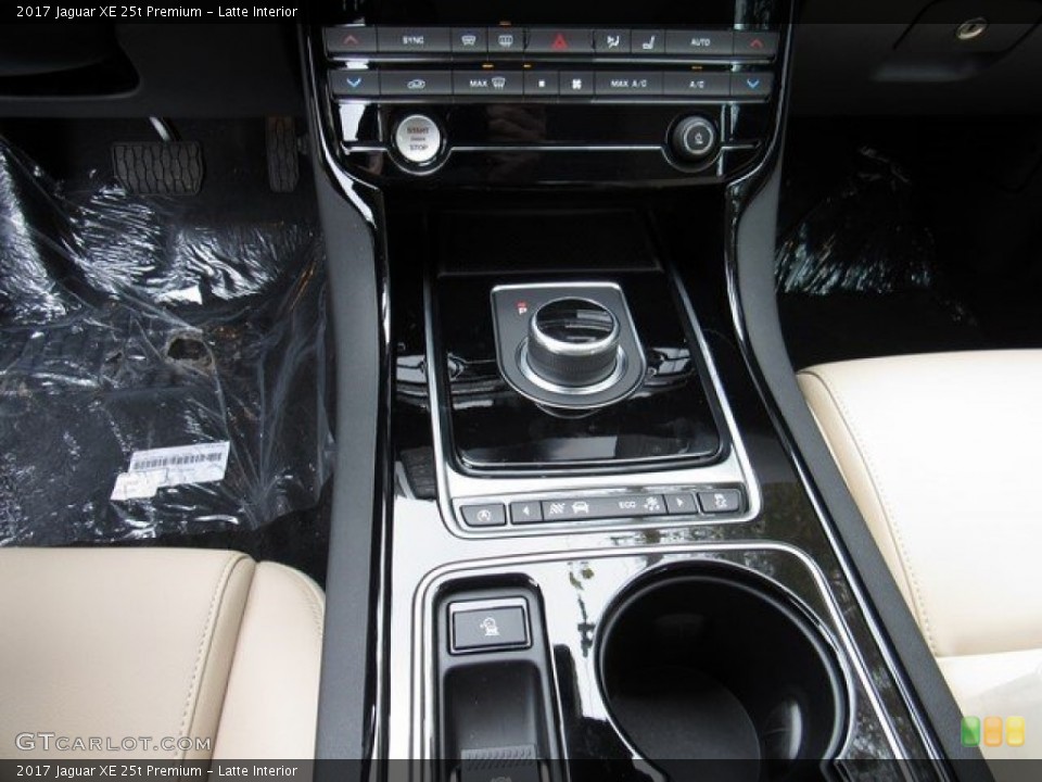 Latte Interior Transmission for the 2017 Jaguar XE 25t Premium #117615044