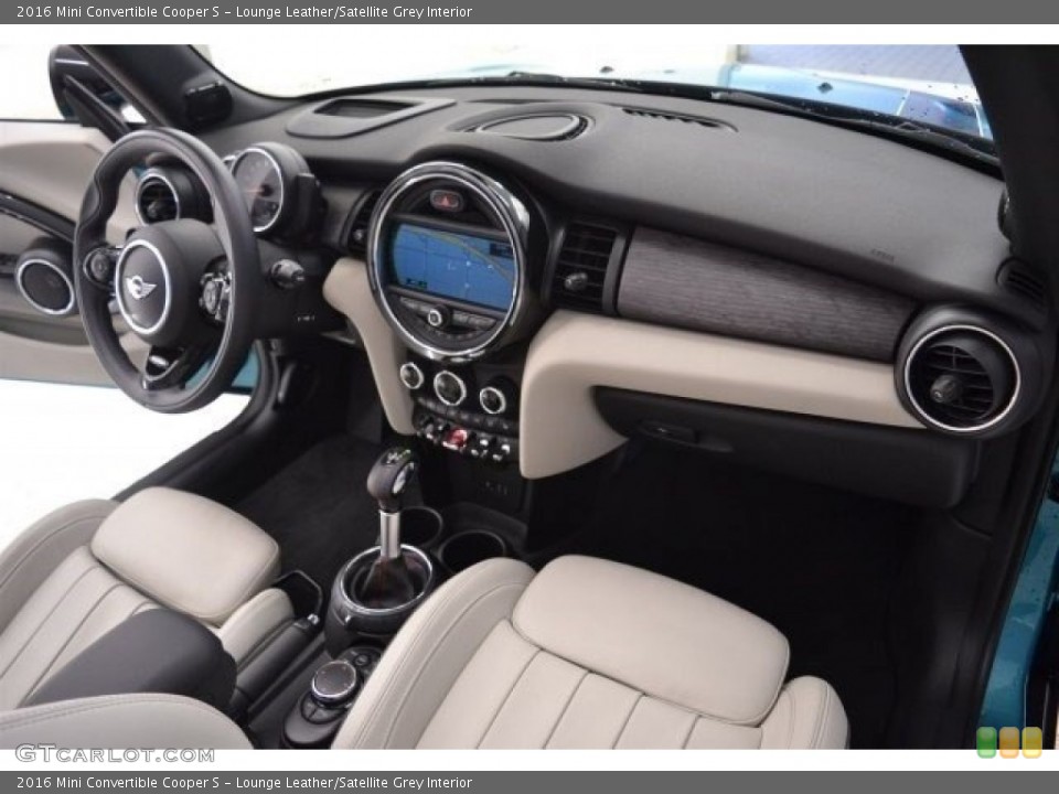 Lounge Leather/Satellite Grey Interior Photo for the 2016 Mini Convertible Cooper S #117623841