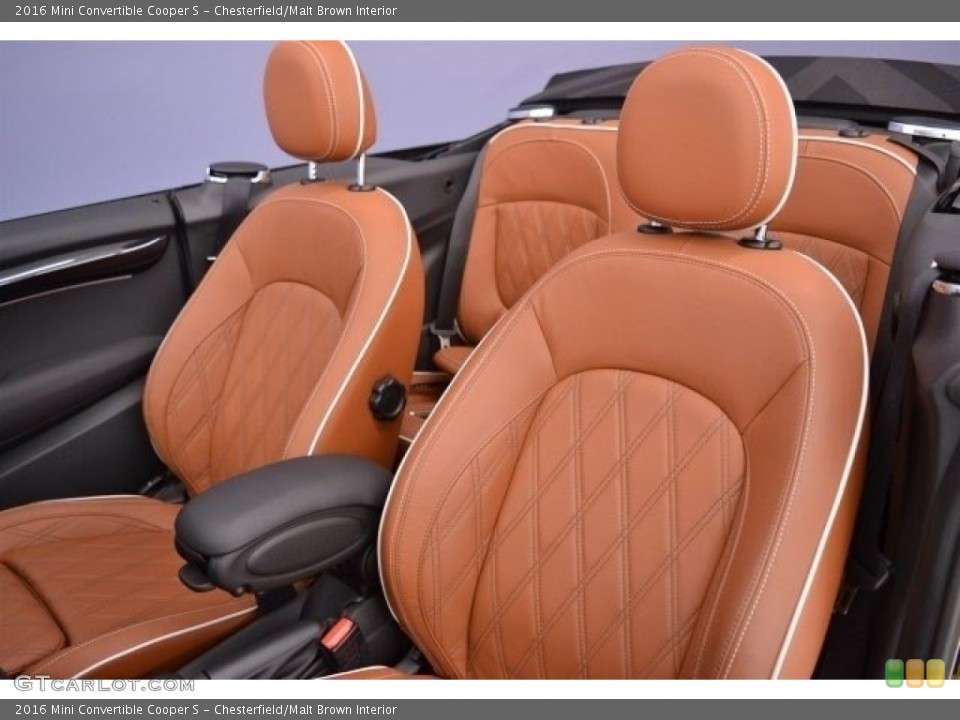 Chesterfield/Malt Brown Interior Front Seat for the 2016 Mini Convertible Cooper S #117624381