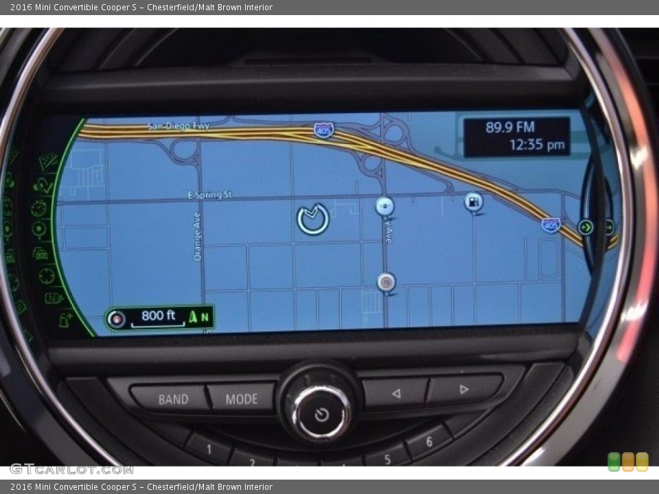 Chesterfield/Malt Brown Interior Navigation for the 2016 Mini Convertible Cooper S #117624630