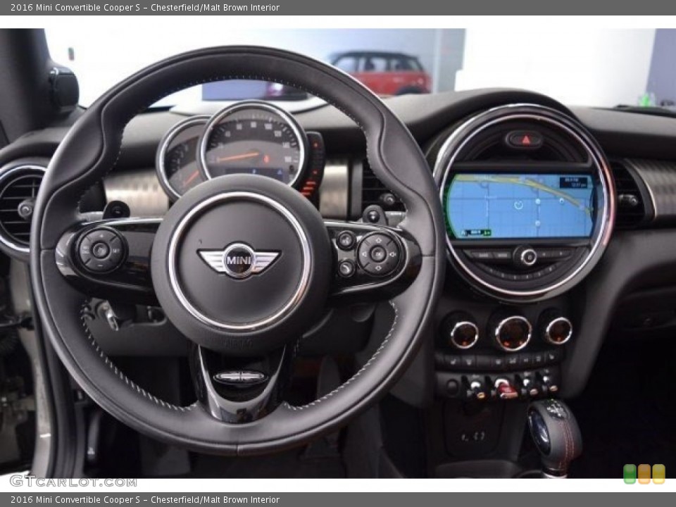 Chesterfield/Malt Brown Interior Dashboard for the 2016 Mini Convertible Cooper S #117624735