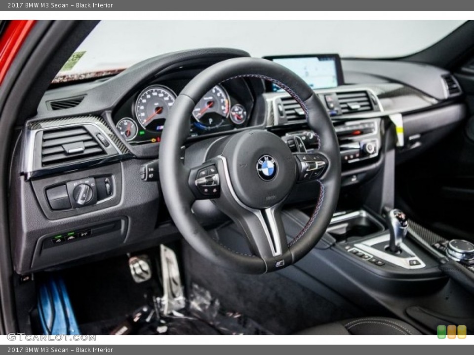 Black Interior Dashboard for the 2017 BMW M3 Sedan #117627339