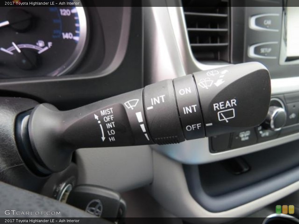 Ash Interior Controls for the 2017 Toyota Highlander LE #117631766
