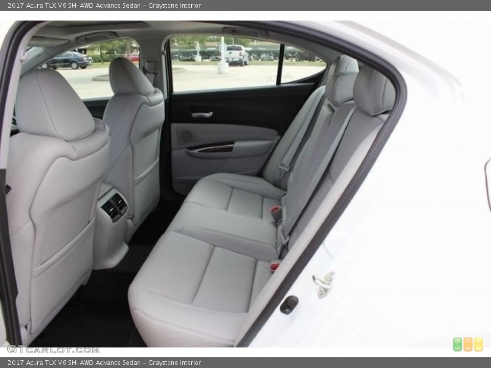 Graystone Interior Rear Seat for the 2017 Acura TLX V6 SH-AWD Advance Sedan #117635130