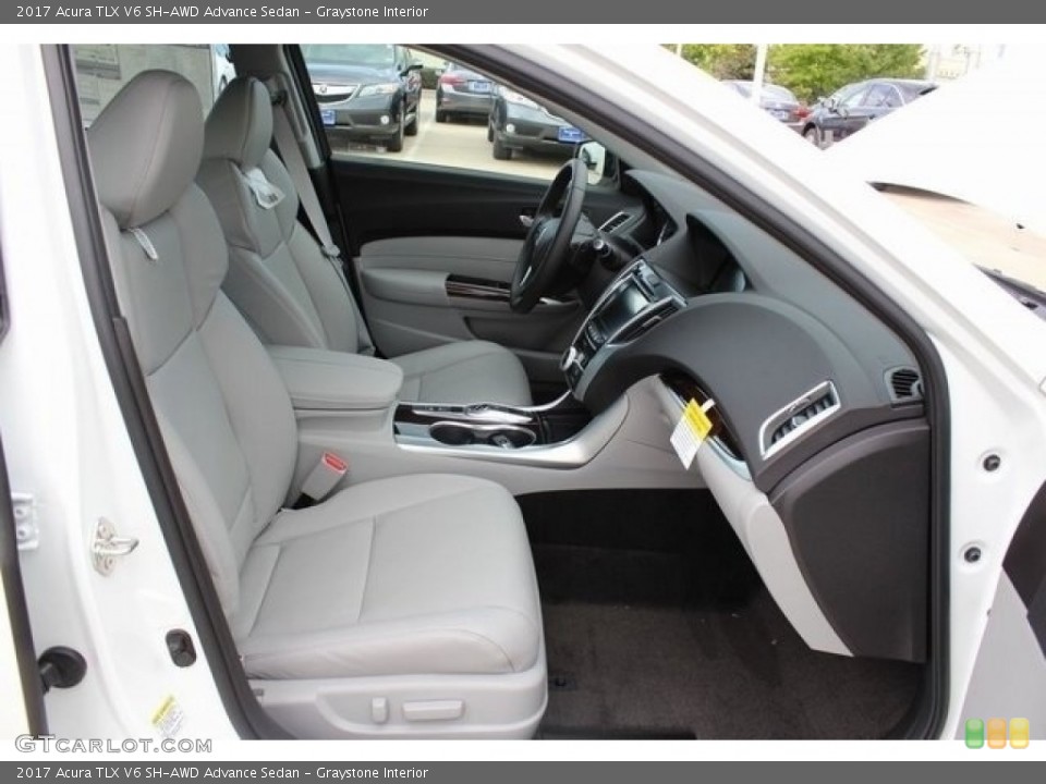 Graystone Interior Front Seat for the 2017 Acura TLX V6 SH-AWD Advance Sedan #117635226