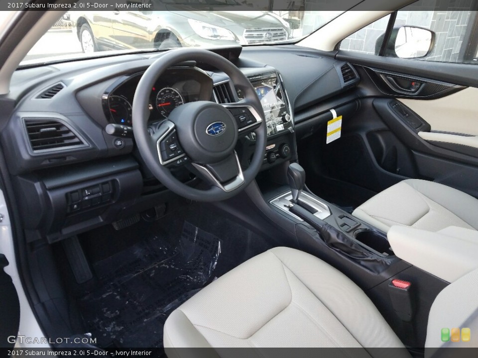 Ivory Interior Photo for the 2017 Subaru Impreza 2.0i 5-Door #117647433