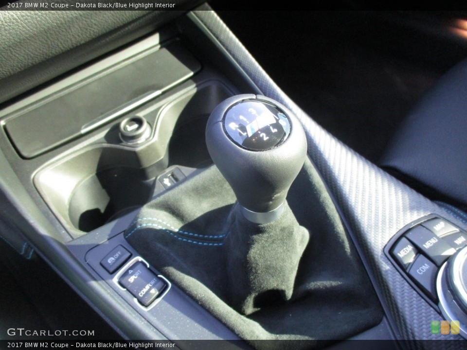 Dakota Black/Blue Highlight Interior Transmission for the 2017 BMW M2 Coupe #117655691