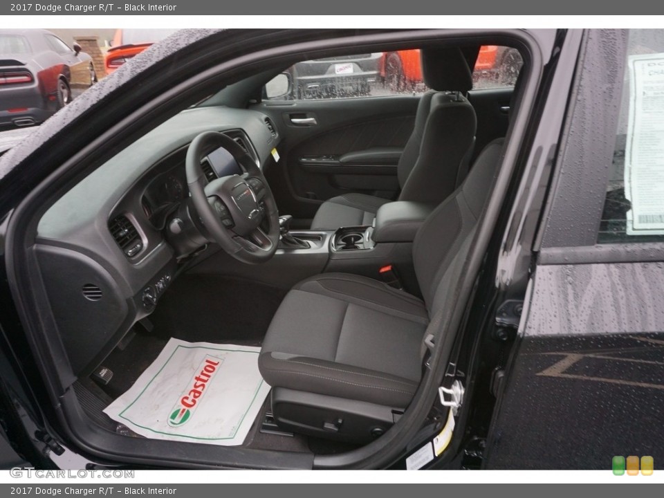Black Interior Front Seat for the 2017 Dodge Charger R/T #117665364