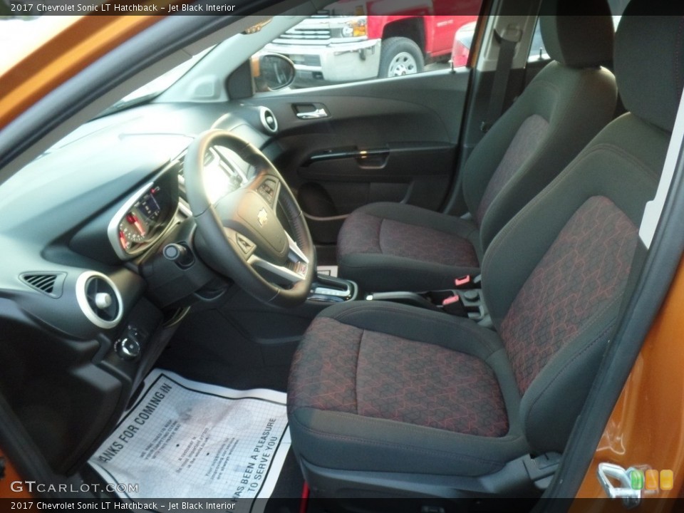 Jet Black Interior Photo for the 2017 Chevrolet Sonic LT Hatchback #117675633