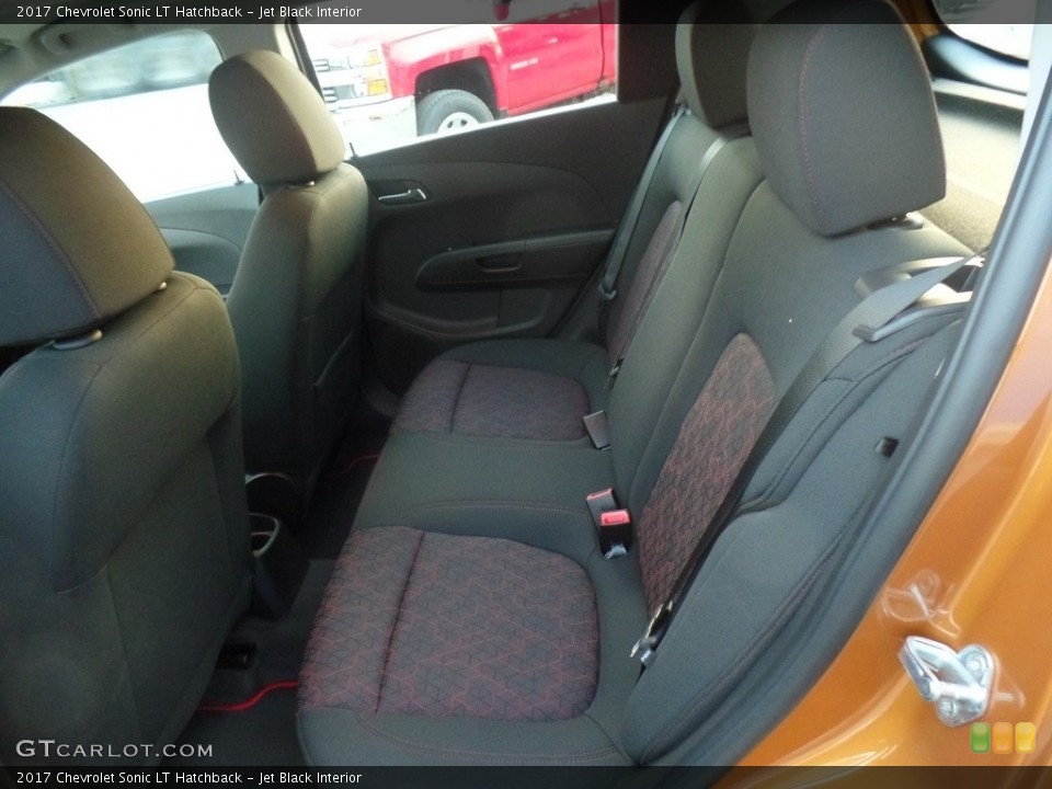 Jet Black Interior Rear Seat for the 2017 Chevrolet Sonic LT Hatchback #117676044