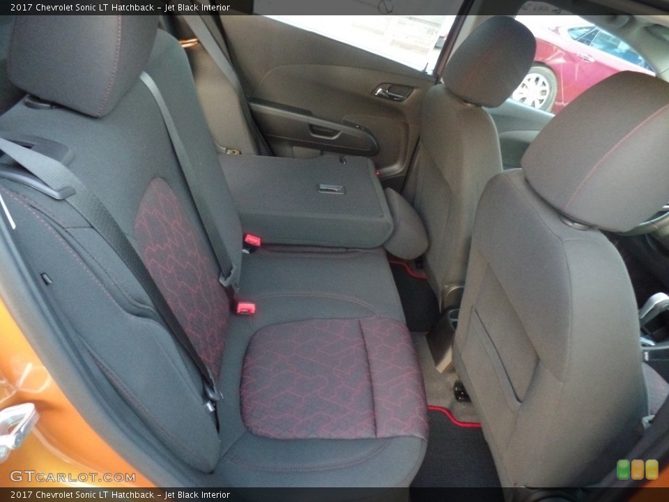 Jet Black Interior Rear Seat for the 2017 Chevrolet Sonic LT Hatchback #117676164