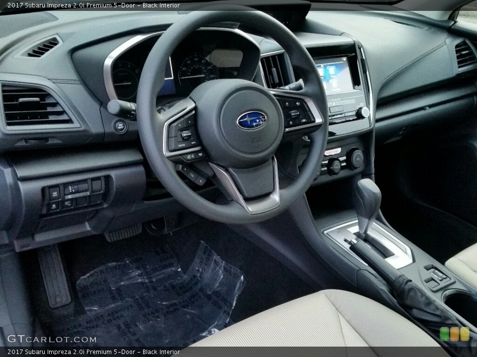 Black Interior Photo for the 2017 Subaru Impreza 2.0i Premium 5-Door #117681412