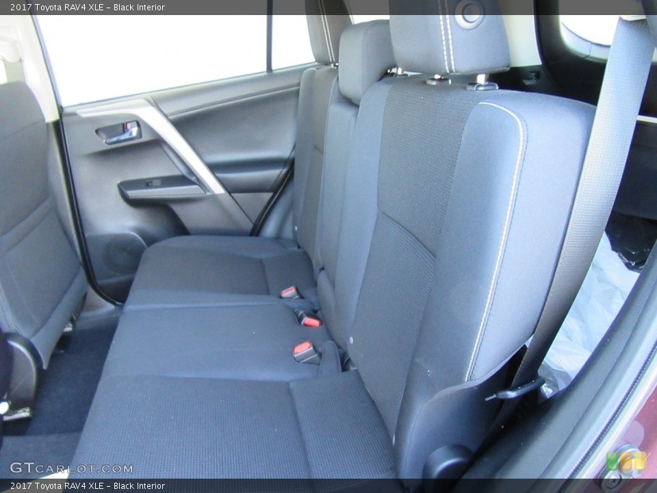 Black Interior Rear Seat for the 2017 Toyota RAV4 XLE #117682506