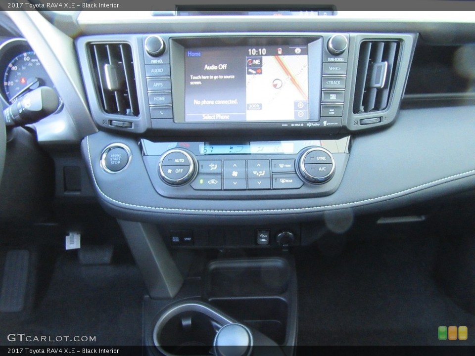 Black Interior Controls for the 2017 Toyota RAV4 XLE #117682678