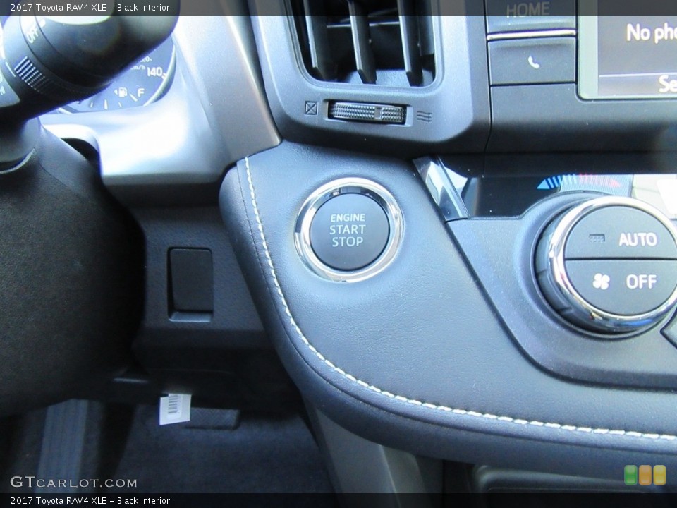 Black Interior Controls for the 2017 Toyota RAV4 XLE #117682755