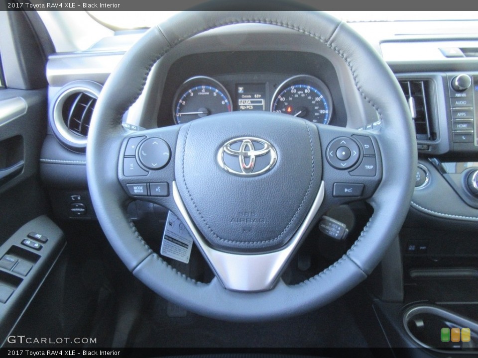 Black Interior Steering Wheel for the 2017 Toyota RAV4 XLE #117682812