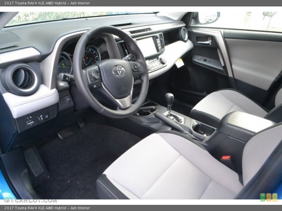 Ash Interior Photo for the 2017 Toyota RAV4 XLE AWD Hybrid #117683385