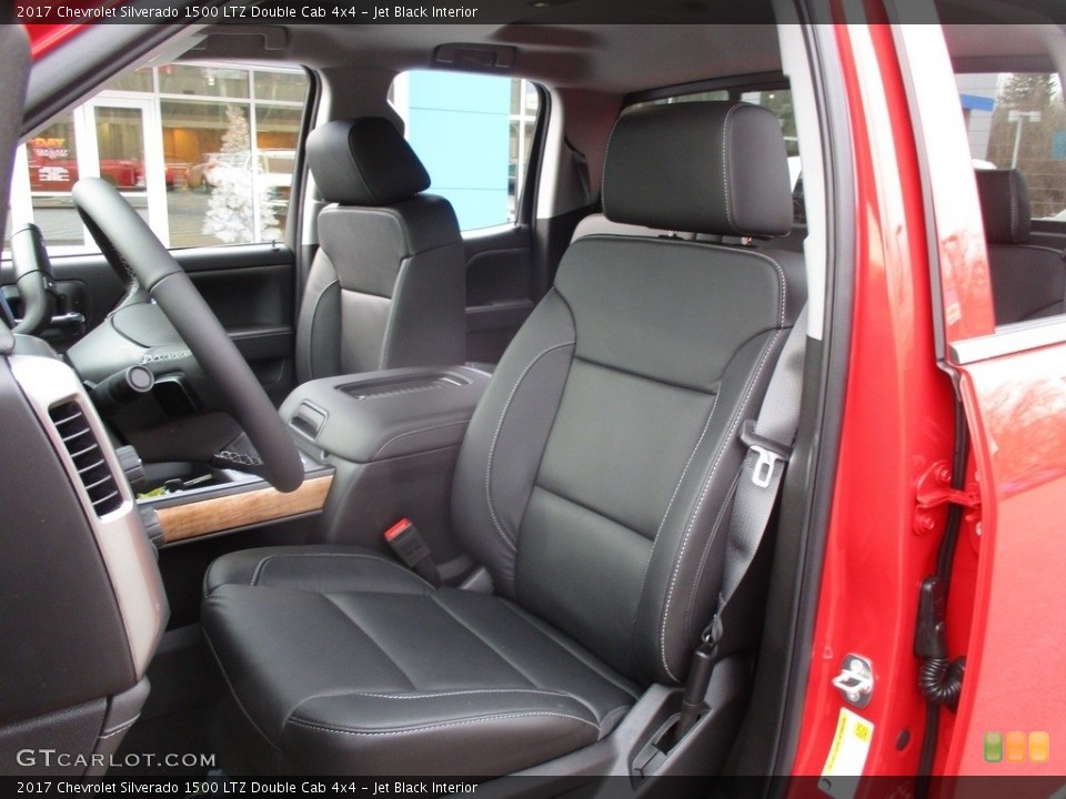 Jet Black Interior Front Seat for the 2017 Chevrolet Silverado 1500 LTZ Double Cab 4x4 #117691110