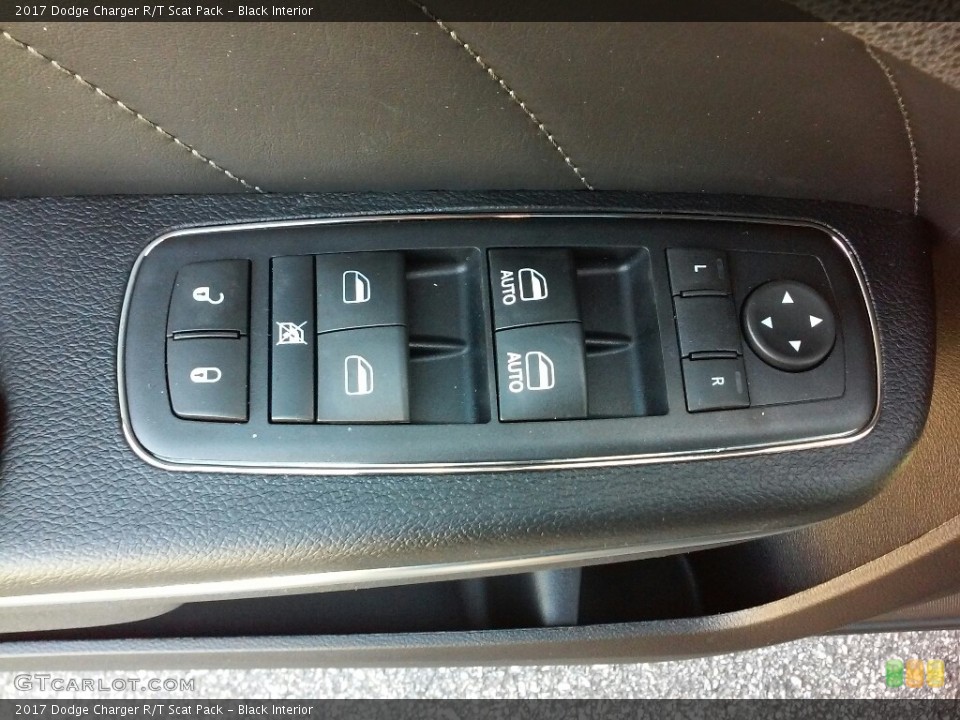 Black Interior Controls for the 2017 Dodge Charger R/T Scat Pack #117691167